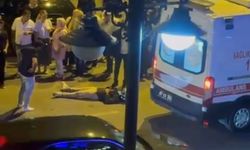 Ters yönden giren araç ile motosiklet çarpıştı...
