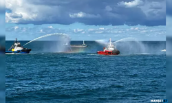 Zonguldak'ta su gösterili 29 Ekim kutlaması...