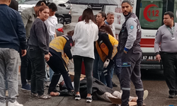 Direksiyon hakimiyetini kaybetti... Düşerek yaralandı...