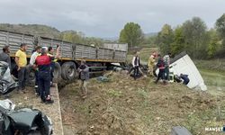Korkunç kaza... Otomobildeki çift yaşamını yitirdi...
