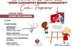"Şiirim Cumhuriyet, rengim Cumhuriyet..."