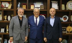 TSO Başkanı Keleş, Başkan Posbıyık'ı ziyaret etti...