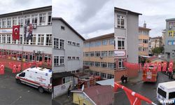 Lisede çıkan yangın büyük paniğe sebep oldu...