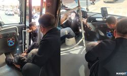 Baygınlık geçirdi... Otobüsle hastaneye kaldırıldı...