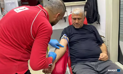 Emekli madenciden 85’inci kan bağışı...