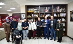 Başkan Posbıyık'a anıt için teşekkür...