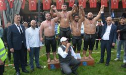 Alaplı Alioğlu köyü güreşlerine büyük ilgi...