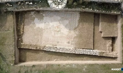 4’üncü yüzyıla ait saray kalıntısı ortaya çıkarıldı...