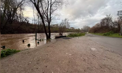 Su seviyesi yükseldi... Piknik alanı...