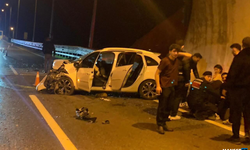 Tünel girişinde kaza... Yaralılar var...