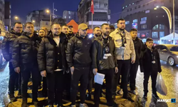 Zonguldak Kömürspor taraftarı eylem yaptı...