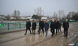Milletvekili ve DSİ yetkilileri, incelemede bulundu...