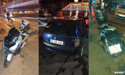 Otomobil ile motosiklet çarpıştı... Hastaneye kaldırıldı...