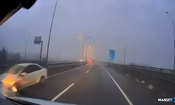 Ters yönde ilerleyen otomobil, kazaya neden oldu...