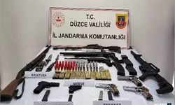 Ateşli silahlarla paylaşım yapan 8 şüpheli gözaltında...