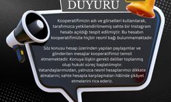 Kdz. Ereğli Kadın Gücü Kooperatifi’nden Sahte Hesap Uyarısı