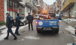 Kaldırım işgallerine karşı temizlik sürüyor...