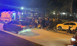 Otobüs ile motosiklet çarpıştı... 1 kişi yaralandı...