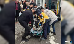 Alışveriş yaparken düşen kadın ağır yaralandı...