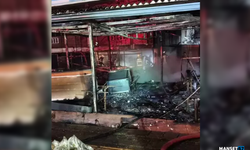 Tatil beldesinde restoranda yangın...