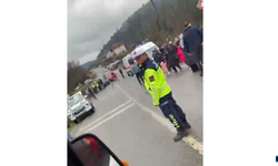 Ormanlı yolunda zincirleme kaza... Yaralılar var...