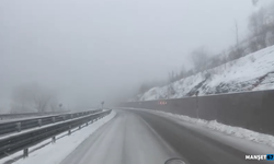 Zonguldak -  Ereğli karayolu kameralara yansıdı...