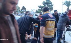 Ani fren yaptı... Kazaya sebep oldu...