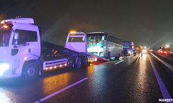 İstanbul Düzce otoban yolunda kaza.. 17 araç birbirine girdi