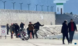 Limanda balıkçıların kavgası kamerada...