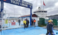 Kruvaziyerle 2026 yılının ilk turistleri geldi...