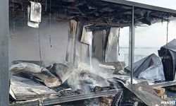 Parasını alamadı… Konteyneri ateşe verdi…