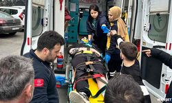 Bir motor kazası daha… Otomobille çarpıştı…