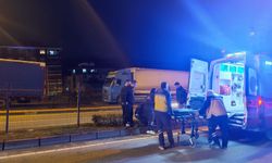 Yaya geçidinde çarptı... 2 yaralı...