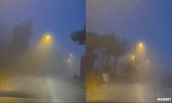 Gün boyu yağışlı olan hava kendini sise bıraktı...