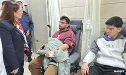 Vali Nurtaç Arslan, yaralı öğrencileri ziyaret etti...