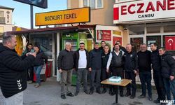 Kavga ihbarına gelen polislere pasta kestiler…