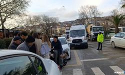 Yola dökülen yağ kazaya neden oldu…