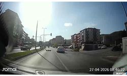 Feci kaza… Sürüklenerek karşı şeride fırladı…