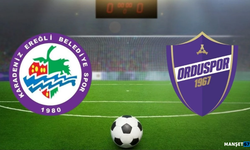 Ereğli Belediyespor, Orduspor 1967 ile karşılaşıyor...