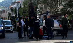 Sürücü hakimiyetini kaybetti… Motosikleti devirdi…