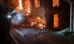 300 tavuk yanarak telef oldu...