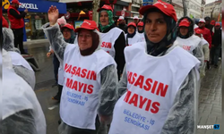 1 Mayıs Emek ve Dayanışma Günü’nü yürüyüşle kutladı