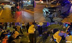 Araçlar hurdaya döndü… Kontrolsüz kavşakta çarpıştılar…
