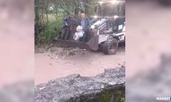 Sağanak etkili oldu; mahsur kalan 3 kişi kurtarıldı…