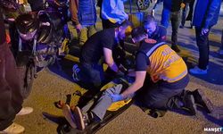 Kontrollü kavşakta kontrolsüzce çarpıştılar…