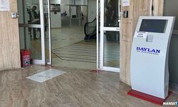 Belediye girişinde avans yükleme noktası oluşturuldu