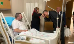 Milletvekili Bozkurt’tan hastalara bayram ziyareti…