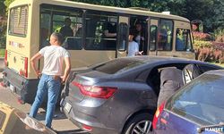 Kadırga Yokuşunda kaza: Trafik kapandı