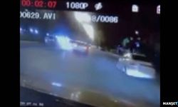 Korkunç kaza… O anlar araç kamerasında…