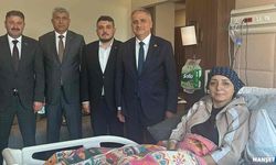 AK Parti heyetinden Oruç’a ziyaret…